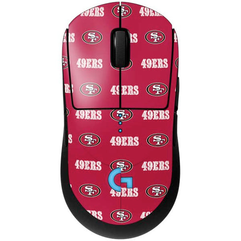 NFL San Francisco 49ers Blitz Series G Pro Wireless Gaming Mouse Skin